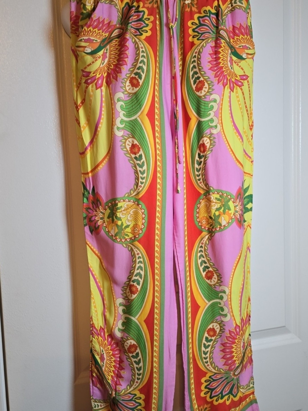 FARM RIO Toucans Scarf pants size small - Picture 2 of 8